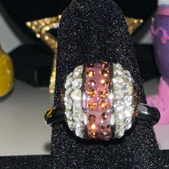 Sliver and Brown Ring - Picture 5 of 6